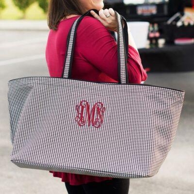 Houndstooth Ultimate Tote