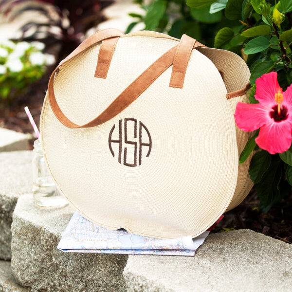 Monogrammed Bungalow Tote
