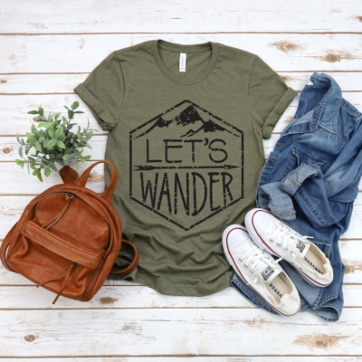 Let's Wander Graphic Tee