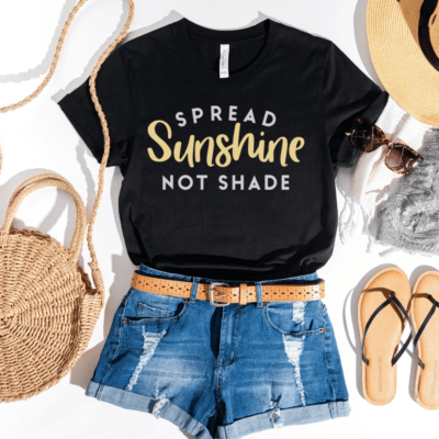 Spread Sunshine Not Shade Graphic Tee