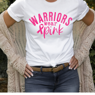 Warriors Wear Pink Graphic Tee