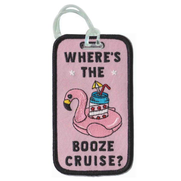 Where's the Booze Cruise Luggage Tag
