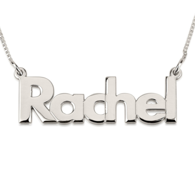 Bold Print Name Necklace