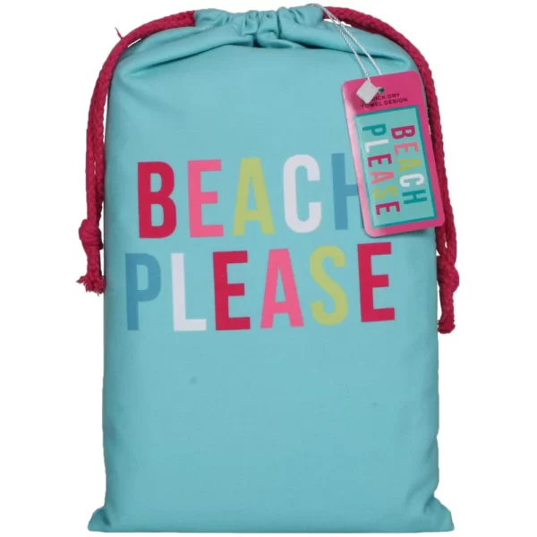 Beach Please Quick Dry Beach Towel Bag
