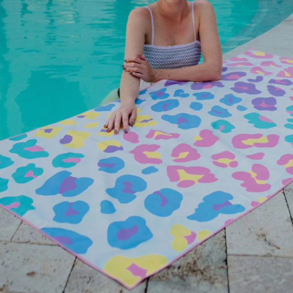 Colorful Leopard Quick Dry Beach Towel
