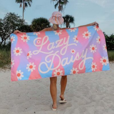 Lazy Daisy Quick Dry Beach Towel