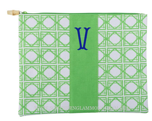 Green Bamboo Pouch