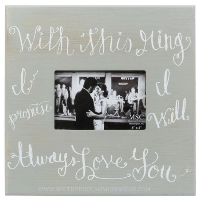 With This Ring Wedding Frame