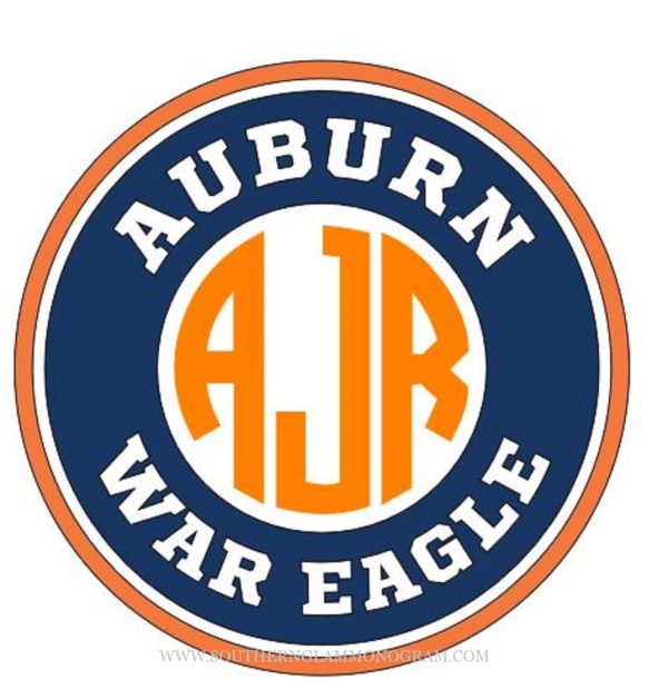 Auburn Circle Monogram