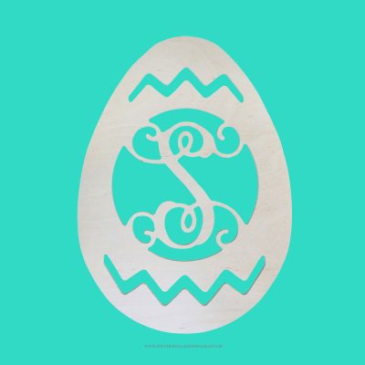 Egg Wood Monogram