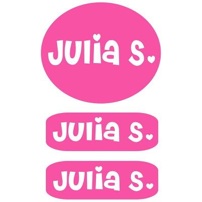 Clothing Labels - Pink